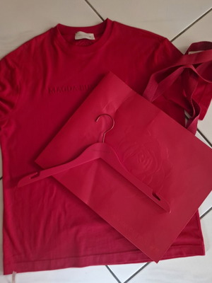 Magda Butrym for HM T-shirt like new, red, one size