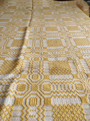 Woven loom blanket new