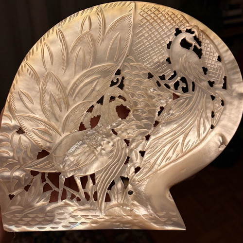 Large Handmade Coral Decorative Piece like new