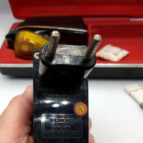 Vintage Norelco electric shaver with case used