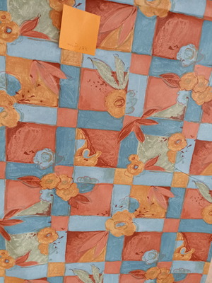Spanish cotton satin fabric 3.87x2.80 new for curtains and other uses