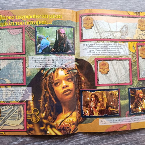 Panini Disney Pirates of the Caribbean Sticker Album like new