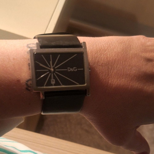 Dolce Gabbana women's watch used with black strap