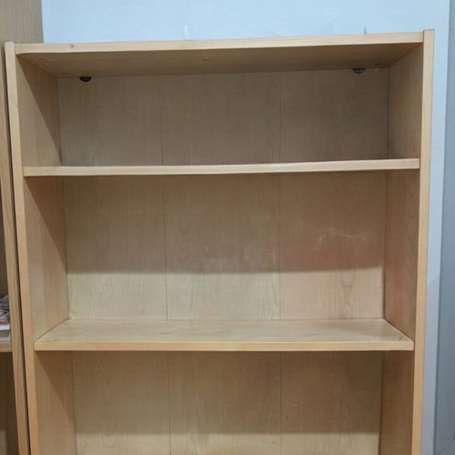 IKEA BILLY bookcase with 3 oak shelves
