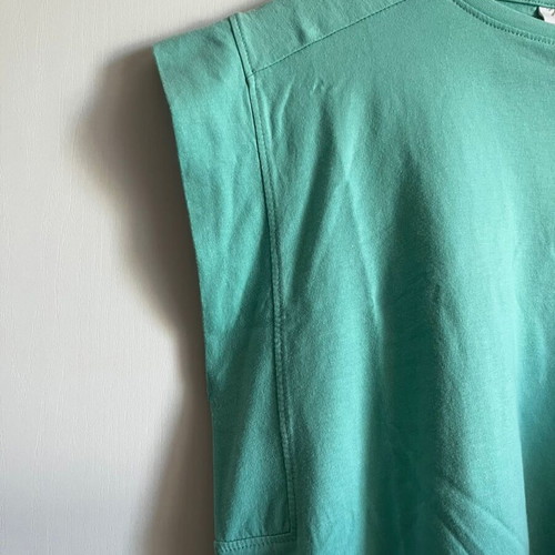 Zara sleeveless summer top turquoise, like new, sizes 13-14 or XS/S