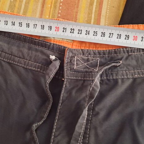 Camel Active men's bermuda shorts used, size L, blue, 6 pockets
