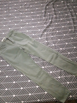 Pink Woman high-waist jeans, very elastic with straight legs, like new
