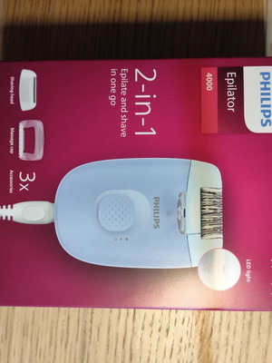 Philips epilator 2-in-1 with accessories