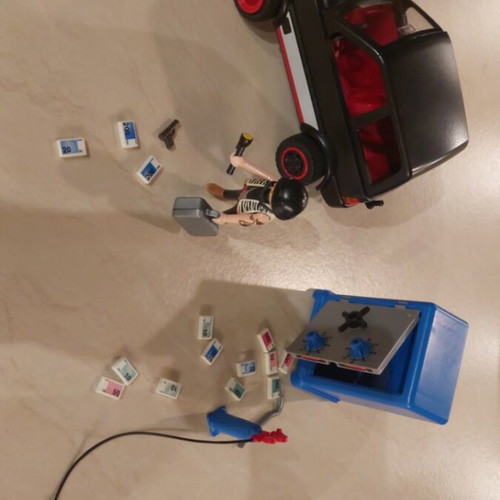 Playmobil Robber and Escape Vehicle like new