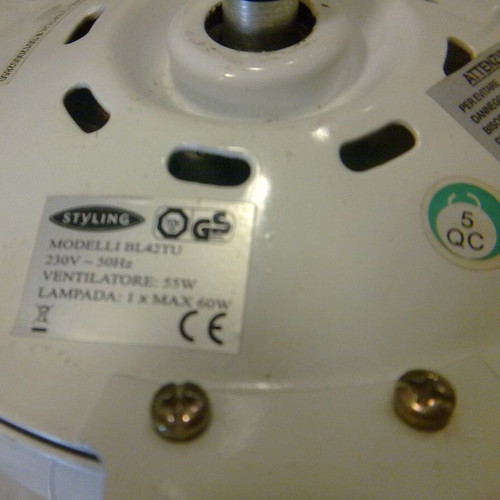 Ceiling fan 55W silent and economical without light