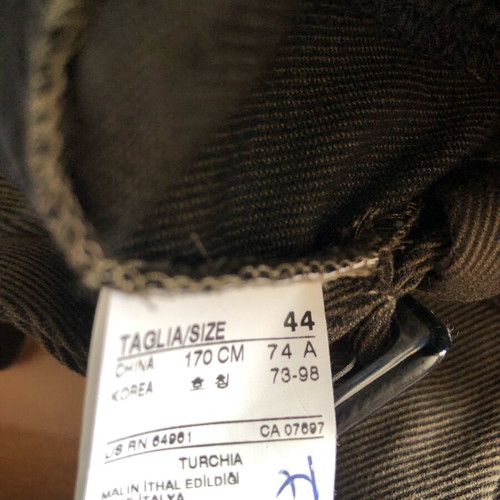 Branded women's flared pants like new, size 44