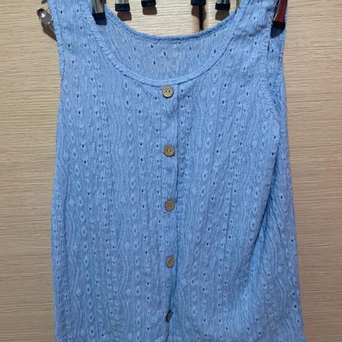 Boho top Shein large, like new, purple