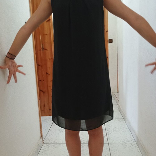Dress Atmosphere sleeveless black airy size 36 used