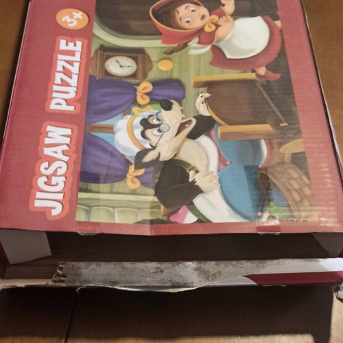 Puzzle 24 pieces used with damages