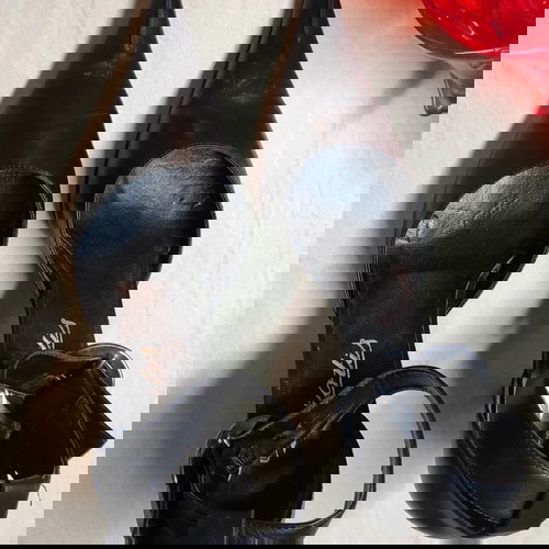 Γόβες Artepiedi μεταχειρισμένες, μαύρες με ασημένια μεταλλικά στοιχεία