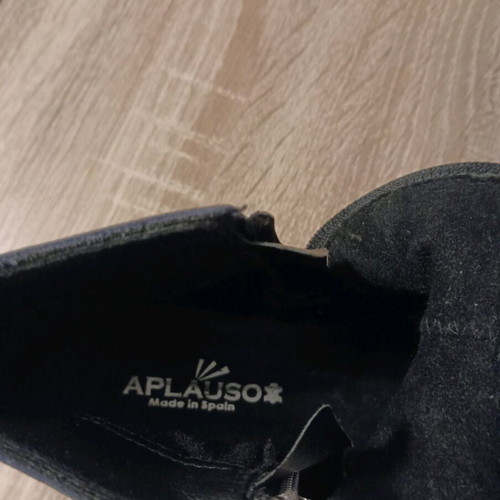 Women's ankle boots size 38 like new, dark blue leather