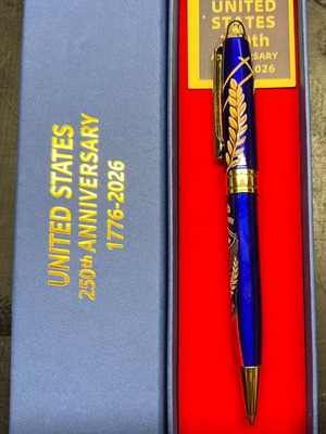 Anniversary pen for 250 years USA new