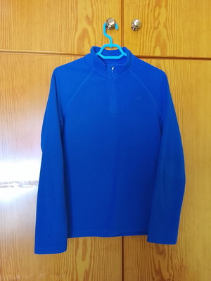 4F fleece jacket for boy 12 years used, blue