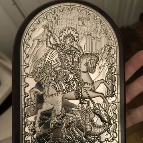 Silver icon like new