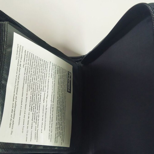 Fellowes portable CD case like new, capacity 24