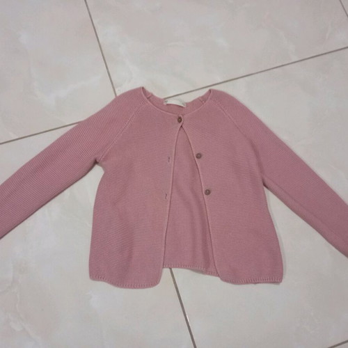 Marks & Spencer pink cardigan like new, size 5-6