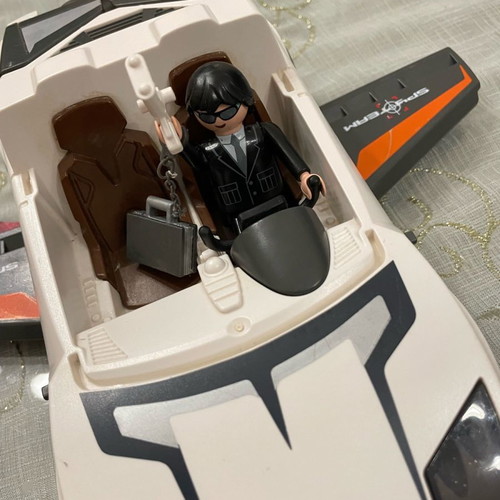 Playmobil Top Agents collection used with vehicles and figures