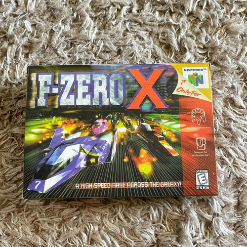 Nintendo 64 F-ZERO X game used, complete European version