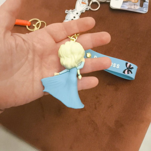 Frozen Disney Elsa Anna Olaf keychain set new with tags