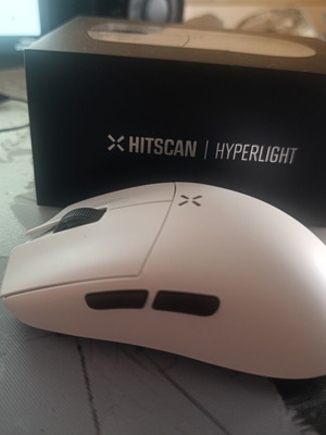 Hitscan Hyperlight white gaming mouse