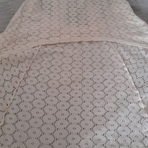 Knitted beach shirt beige like new, one size
