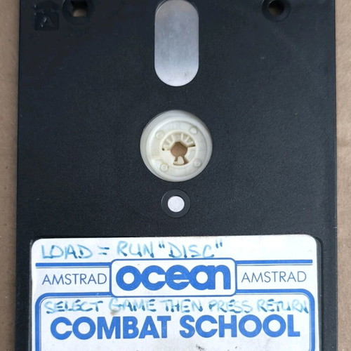Combat School (Ocean) Amstrad Disk used