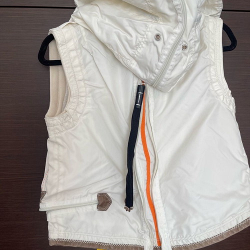Parajumpers sleeveless vest like new, white and yellow