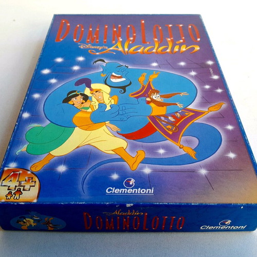 Domino Lotto Disney Aladdin 1992 Clementoni new