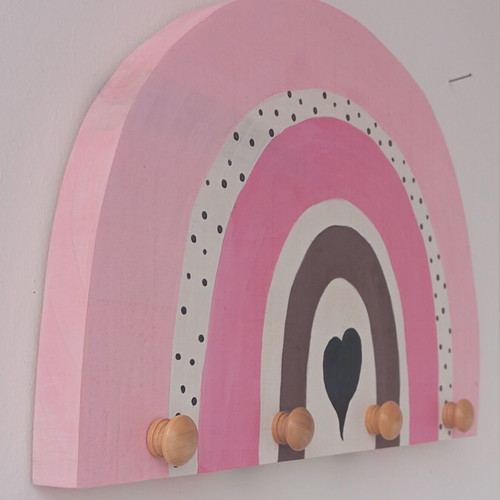 Children's wall hanger rainbow handmade, new