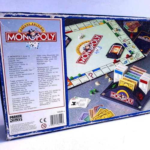Monopoly Deluxe Edition 1996 used, Parker