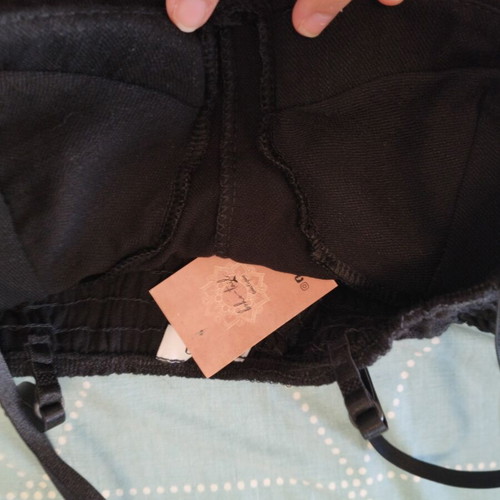Black bustier and pants set like new