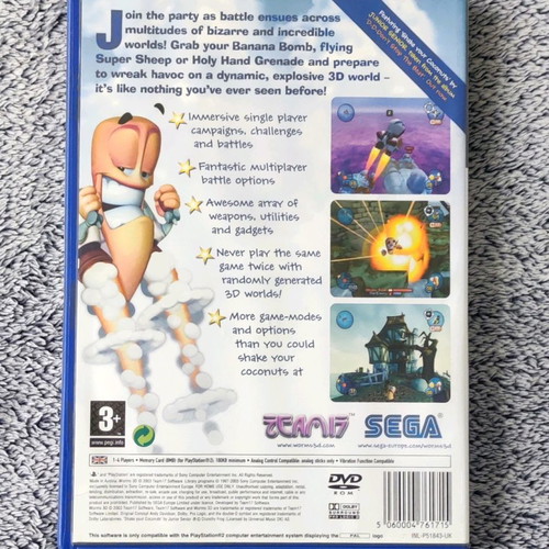 Worms 3D PlayStation 2 used with manual