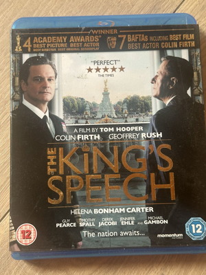 The King's Speech Blu-Ray used with English subtitles