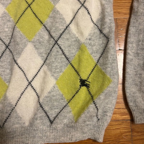 Burberry cashmere sweater S gray like new authentic