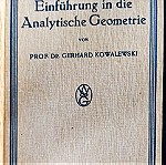  Einfuhrung  in bie  Analytische Geometrie G.KOWALEWSKI
