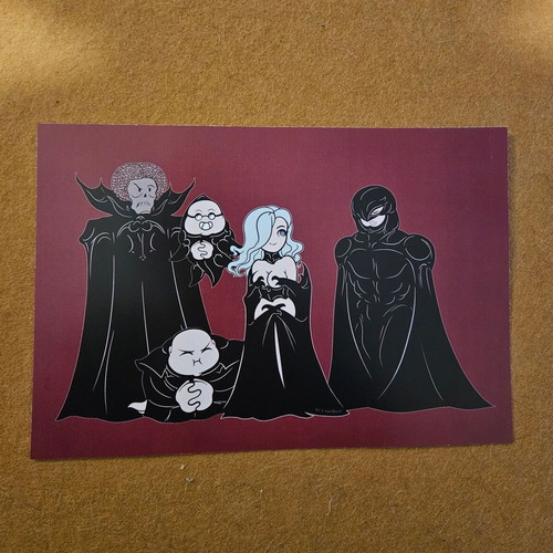Berserk God Hand poster handmade made to order A4