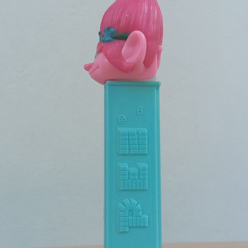 Pez Trolls Poppy candy dispenser used, DreamWorks
