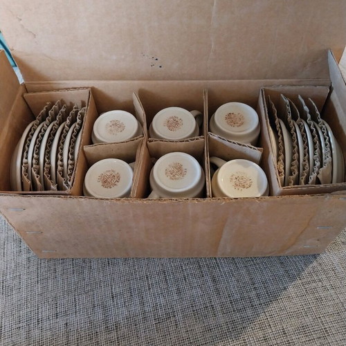 Vintage coffee cups with saucers set of 12, new