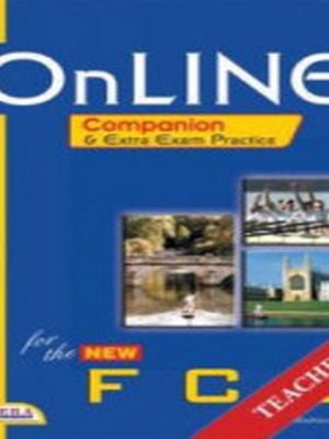 On Line for FCE Companion book like new, English language