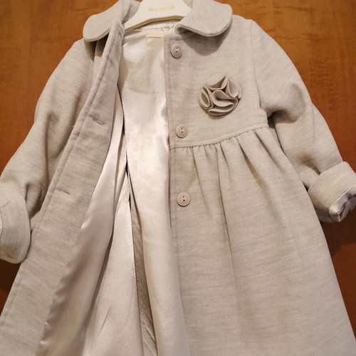 Baby Rose children's coat new, size 2, gray