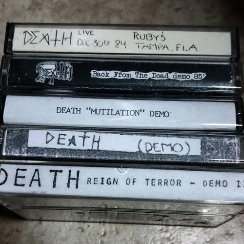 Death 5 demo cassette tapes like new, metal