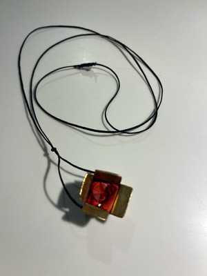 Christmas charm used “unboxing” with long cord