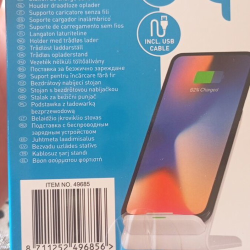 Grundig wireless charger stand new unused