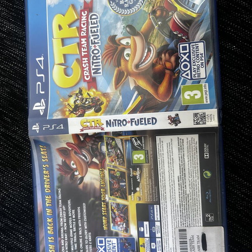 Ctr Nitro Fueled PS4 game used