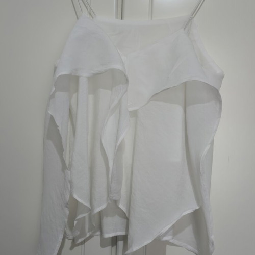 Shein white top new, size large with smaller fit